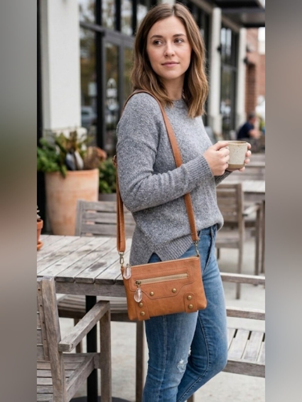 Crossbody bag Unbranded Tan 